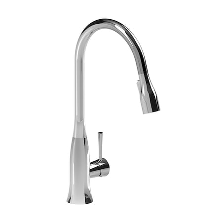 Riobel ED101SS-15 Edge kitchen faucet with spray 1.5gpm (5.7L/min), SS-15